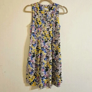 Sonoma Pintuck Floral Dress